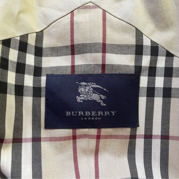 🛑 Burberry Straight Mid-Length Light Trench Coat - 6/Small - Picture 7 of 14
